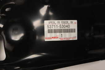 5371153040 Toyota APRON, FRONT FENDER, FRONT RH