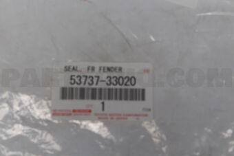 5373733020 SEAL, FRONT FENDER APRON, LH
