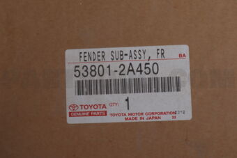 538012A450 FENDER SUB-ASSY, FRONT RH