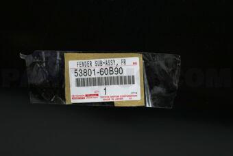 5380160B90 FENDER SUB-ASSY, FRONT RH