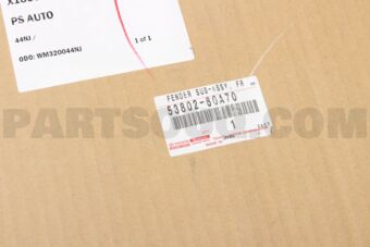 5380260A70 FENDER SUB-ASSY, FRONT LH