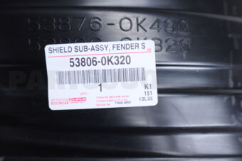 538060K320 Toyota SHIELD SUB-ASSY  FEN