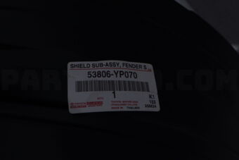 53806YP070 SHIELD SUB-ASSY, FEN