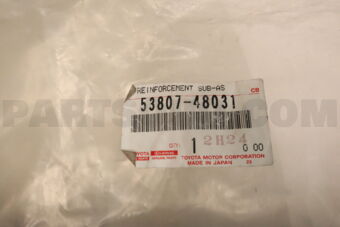 5380748031 Toyota REINFORCEMENT SUB-ASSY, FRONT FENDER, TOP RH