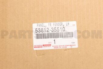 5381235510 FENDER SUB-ASSY, FRONT LH