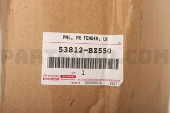 53812BZ550 PANEL  FR FENDER  LH