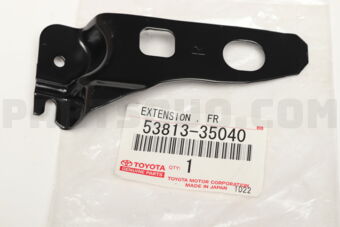5381335040 EXTENSION, FRONT FENDER, RH
