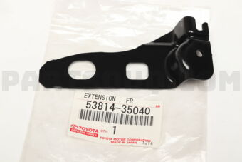 5381435040 EXTENSION, FRONT FENDER, LH