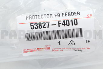 53827F4010 PROTECTOR, FR FENDER
