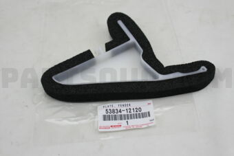 5383412120 PLATE, FRONT FENDER SUPPORT, RH/LH