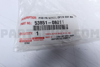 5385108011 PAD FR WHEEL OPENIN