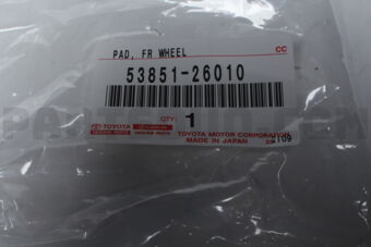 5385126010 PAD  FR WHEEL