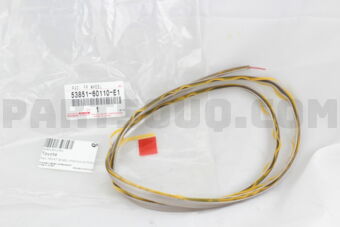 5385160110E1 PAD, FRONT WHEEL OPENING EXTENSI