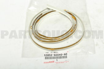 5385260040A0 PAD, FRONT WHEEL OPENING EXTENSI
