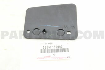 5385260090 PAD, FRONT WHEEL OPENING EXTENSION