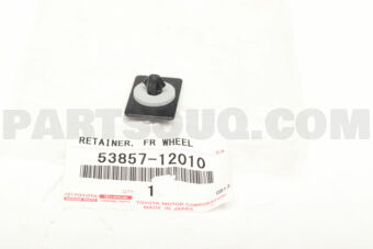 5385712010 RETAINER, FRONT WHEEL OPENING EXTE