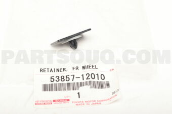 5385712010 RETAINER, FRONT WHEEL OPENING EXTE