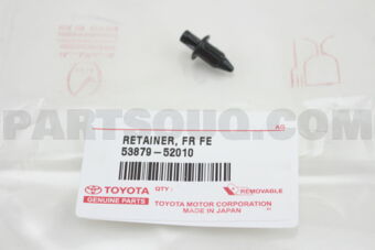 5387952010 RETAINER, FRONT FENDER LINER