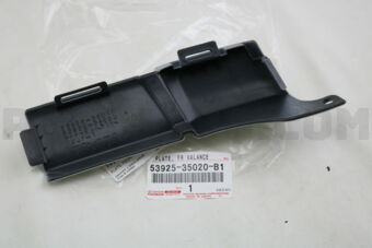 5392535020B1 PLATE, FRONT VALANCE PANEL, RH