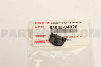 5393504020 RETAINER, FRONT BUMPER FILLER, NO.