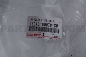 5504360070C0 Toyota MOULDING SUB-ASSY