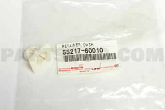 5521760010 RETAINER, DASH PANEL SILENCER