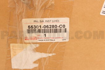 5530106280C0 PANEL SUB-ASSY, INSTRUMENT