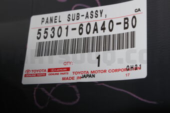 5530160A40B0 PANEL SUB-ASSY, INSTRUMENT
