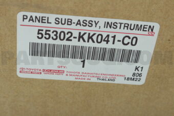 55302KK041C0 PANEL SUB-ASSY, INST