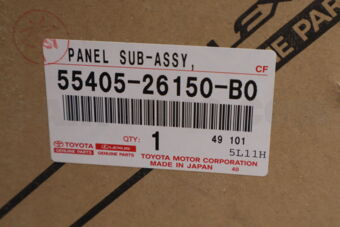 5540526150B0 Toyota PANEL SUB-ASSY, INSTRUMENT CLUSTER FINISH, CENTER