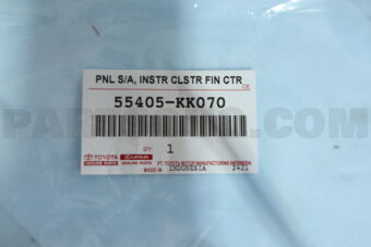 55405KK070 Toyota PANEL SUB-ASSY, INST