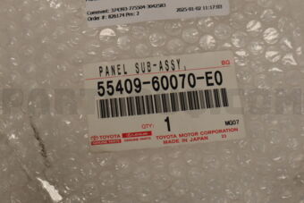 5540960070E0 Toyota PANEL SUB-ASSY, INSTRUMENT PANEL SPEAKER, NO.2