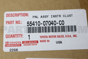 5541007040C0 PANEL ASSY