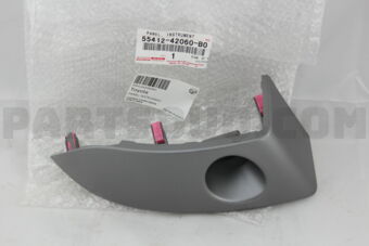 5541242060B0 Toyota PANEL, INSTRUMENT CLUSTER FINISH, CENTER NO.1