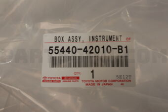 5544042010B1 Toyota BOX, INSTRUMENT PANEL