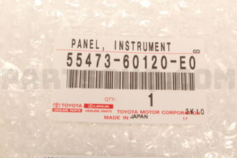 5547360120E0 Toyota PANEL SUB-ASSY, INSTRUMENT PANEL SPEAKER, NO.2