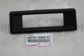554781204001 BEZEL, AUTO CLOCK HOLE