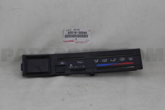 5551935040 PLATE, HEATER CONTROL NAME