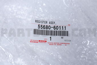 5568060111 Toyota REGISTER ASSY, INSTRUMENT PANEL, NO.4