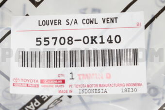 557080K140 LOUVER SUB-ASSY