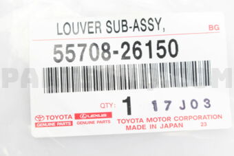 5570826150 LOUVER SUB-ASSY, COWL TOP VENTILAT