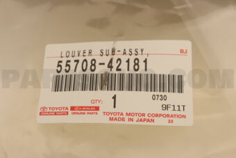 5570842181 LOUVER SUB-ASSY