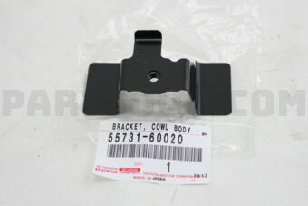 5573160020 BRACKET, FRONT FENDER MOUNTING, RH