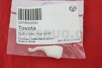 5579920030 CLIP COWL TOP VENT