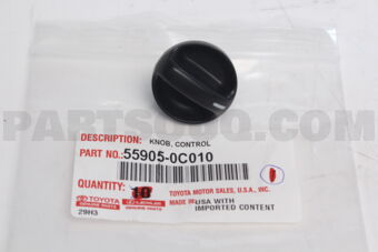 559050C010 KNOB SUB-ASSY, CONTROL, NO.1