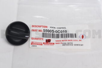 559050C010 KNOB SUB-ASSY, CONTROL, NO.1