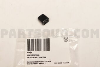 5590520230C0 KNOB SUB-ASSY, CONTROL