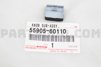 5590560110 Toyota KNOB, HEATER CONTROL, NO.2