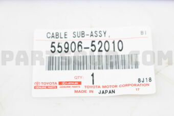 5590652010 CABLE SUB-ASSY, DEFROSTER DAMPER C