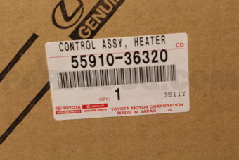 5591036320 Toyota CONTROL ASSY  HEATER